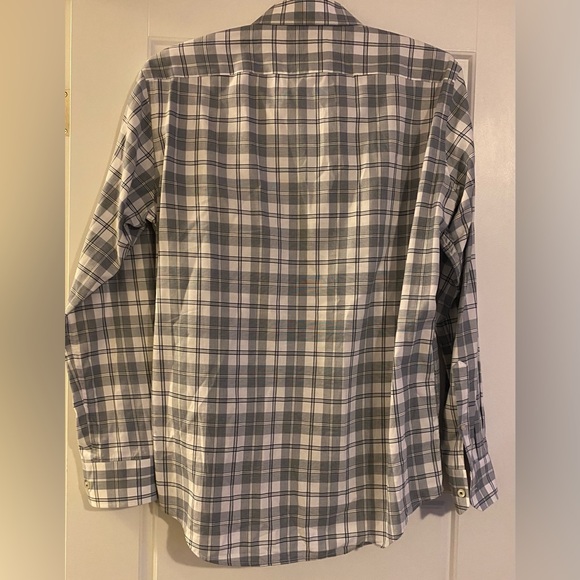 BLACK Saks Fifth Avenue SLIM FIT men’s large button up shirt - Picture 2 of 7